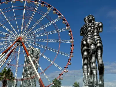 Batumi badplaats aan de zwarte zee georgie